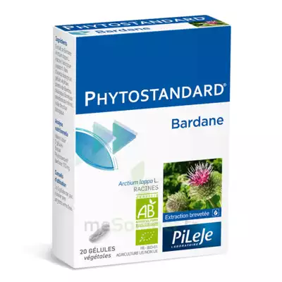 Pileje Phytostandard - Bardane 20 Gélules Végétales à Paris